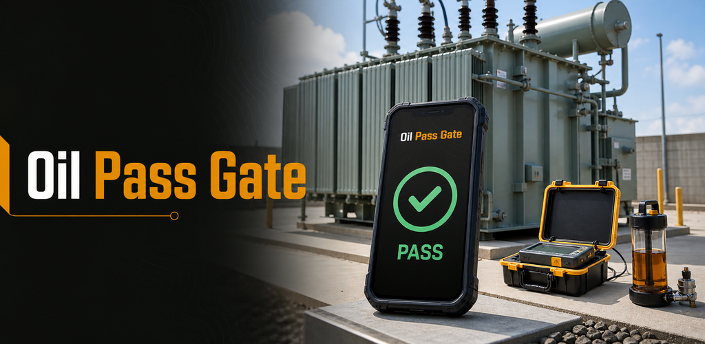 Oil Pass Gate transformer test workflow