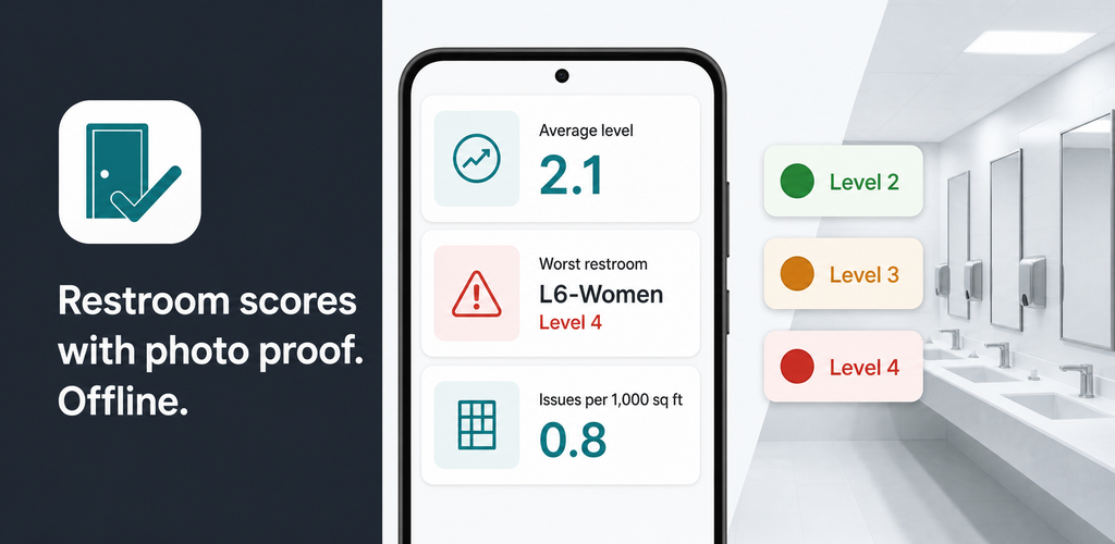 Restroom Route Score route, scoring, and export screens