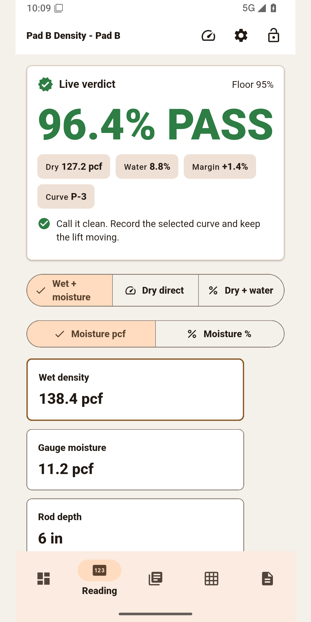 Reading capture screen
