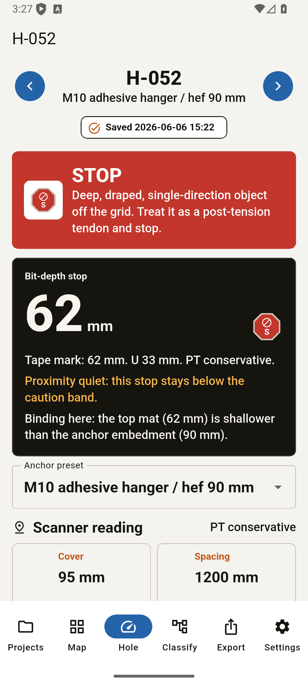 Bit-depth stop and offset result