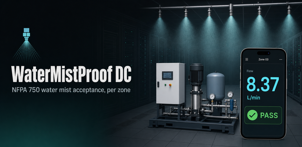 WaterMistProof DC field record screens